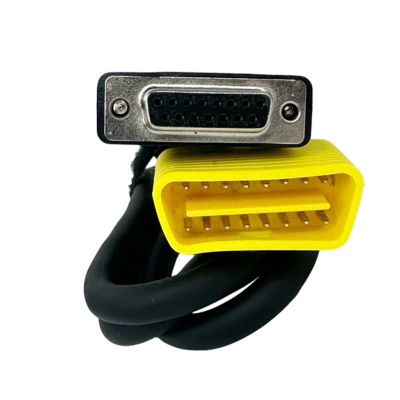 For Launch For CRT501 X431 2 Rows DP15 Main Cable/OBD2 Cable OBD Male 16 Pin Connector CRP123X CRP129X CRP909X CRP919 HD3