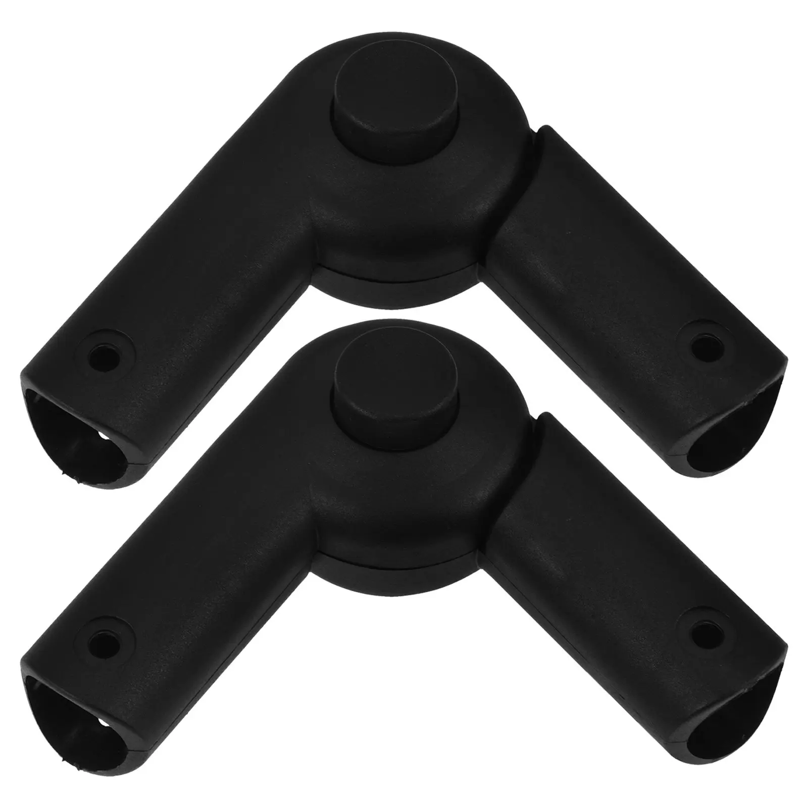 2Pcs Wagon Handle Joint Folding Cart Connector Outdoor Camping Transport Cart Replacement Parts Tool-Free Mounting Pull Rod