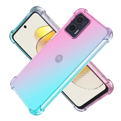 Case for Moto G Stylus 5G 2023 2022 2021 Clear Cute Gradient Slim Anti Scratch Flexible TPU Shockproof Phone Cover for G Stylus