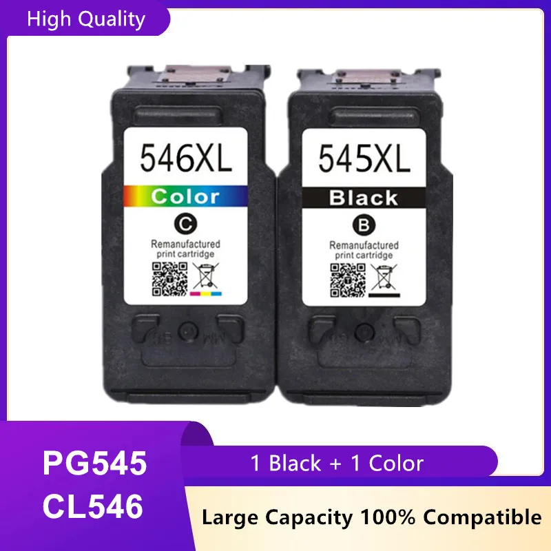 Cartuccia d'inchiostro compatibile 545XL 546XL 545 XL 546 XL per Canon PG545 CL546 PG-545 per Pixma MG3050 2550 2450 2550S 2950 MX495