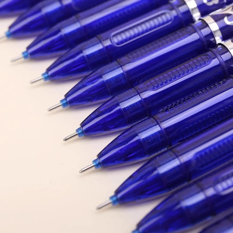 12Pcs for Creative 0.5mm Erasable Gel Pens Blue Office Student Station