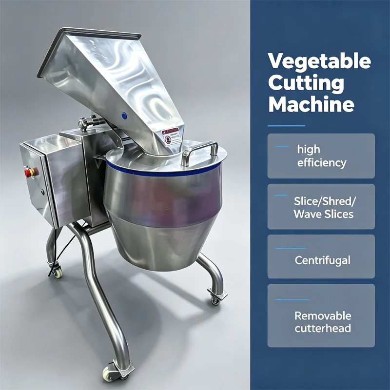 Project Commercial Vegetable Cutter Machine Centrifugal High Production Fruit Vegetable Cutting Equipment