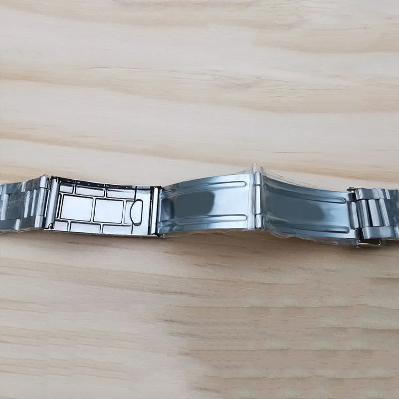 904L الفولاذ المقاوم للصدأ سوار ساعة سلسلة الفرقة ل 40 مللي متر خمر 16610 ، رمز الذيل 93510 ، أجزاء ساعة ما بعد البيع