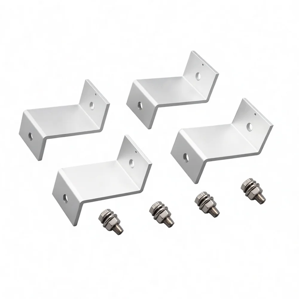 Aluminum Alloy Z Bracket Solar Panel Mount RV Roof Fixing Accessory For Motorhome Yacht Boat Marine Photovoltaic Power System