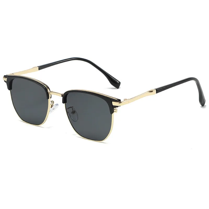 Luxury Square Sunglasses Men Women Brand Designer Trend Alloy Frame Sun Glasses Vintage Gradient Male Female Oculos Feminino view 6