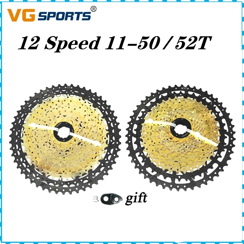 VG Sports MTB Bike Sprocket Cassette 12 Speed Velocidade 11-50T/11-52T Bicycle Cassette 12V Freewheel MTB Bike For SHIMANO SRAM