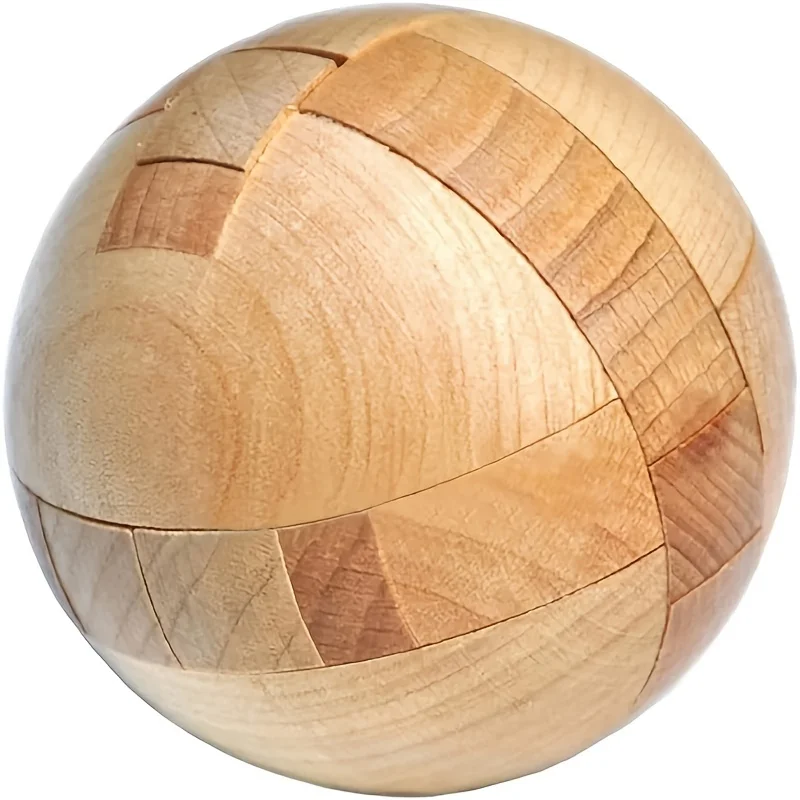 Wooden puzzle balls, home decorations for Halloween, Christmas, and Thanksgiving gifts, cultivating problem-solving skills