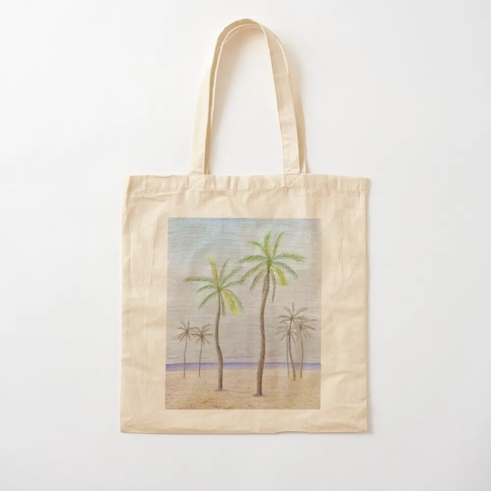 

Florida Palm Trees Tote Bag Custom bag shopper bag women canvas eco folding Canvas Tote