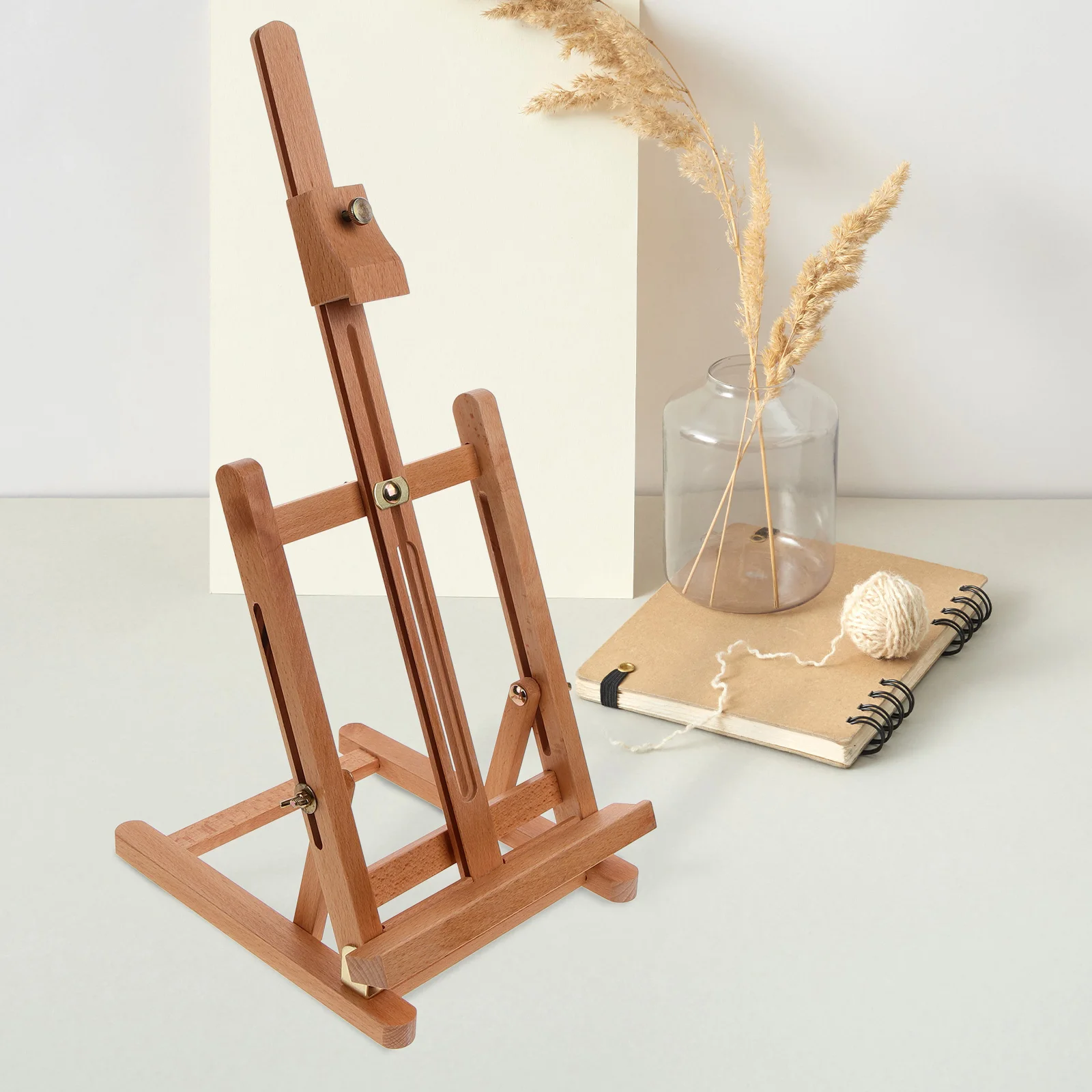 

Solid Wood Easel Stand Lightweight Durable W06E Mini Beech Easel Painting Display Rack Art Classroom Show Shelf Outdoor