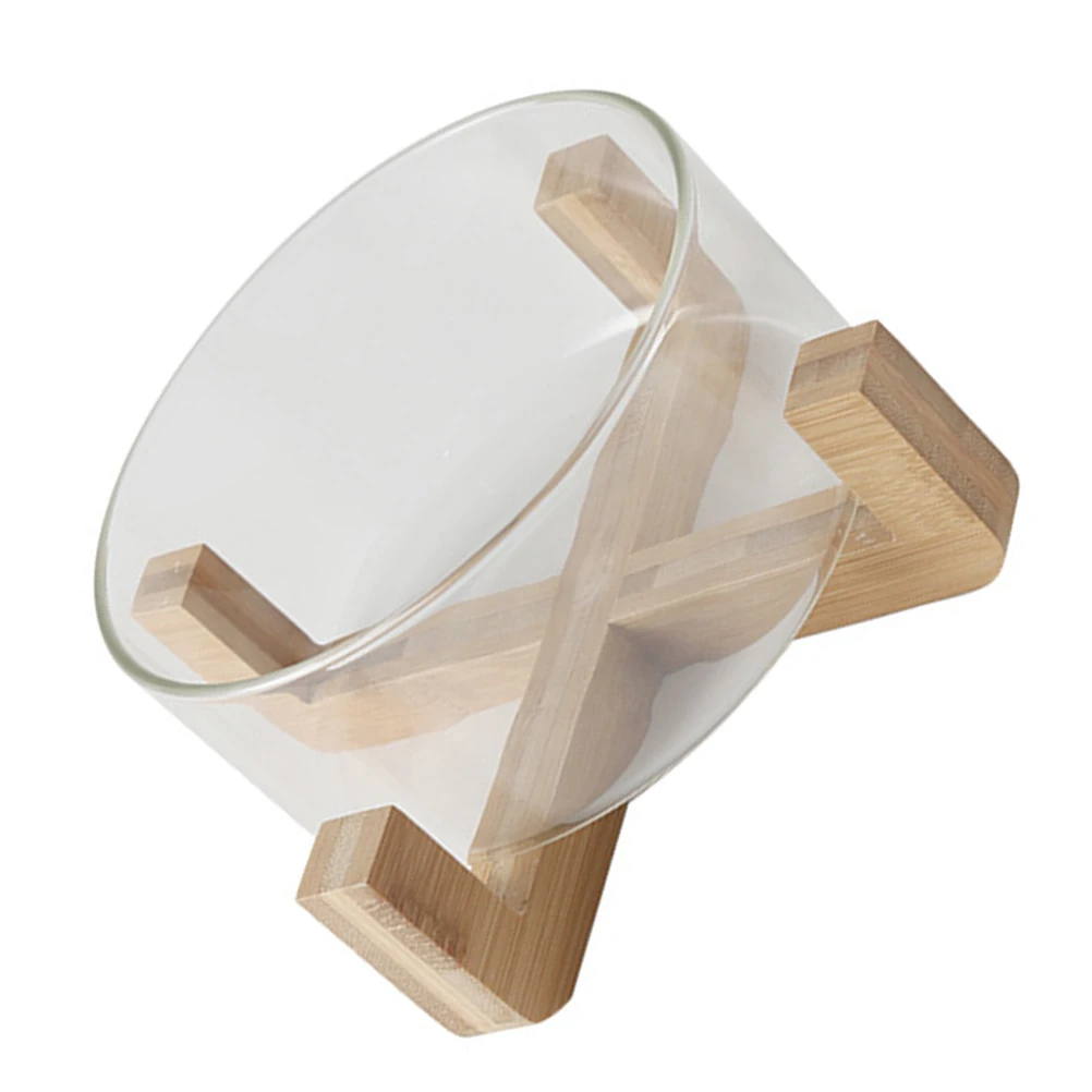 

Glass Salad Bowl Transparent Heat Resistant Food Serving Bowl For Salad Fruit Oatmeal Noodle Mixing Home Kitchen Use