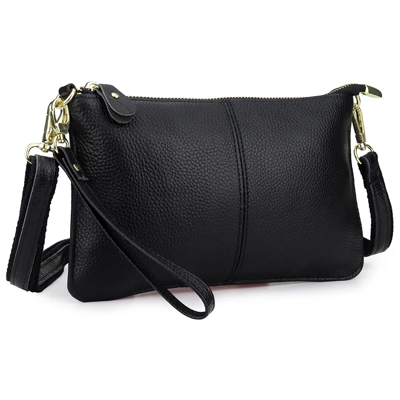 Genuine Leather Women Bag Fashion Travel Large Capacity Clutch Mobile Phone Key Storage Handbag Shoulder Crossbody Bag for Women