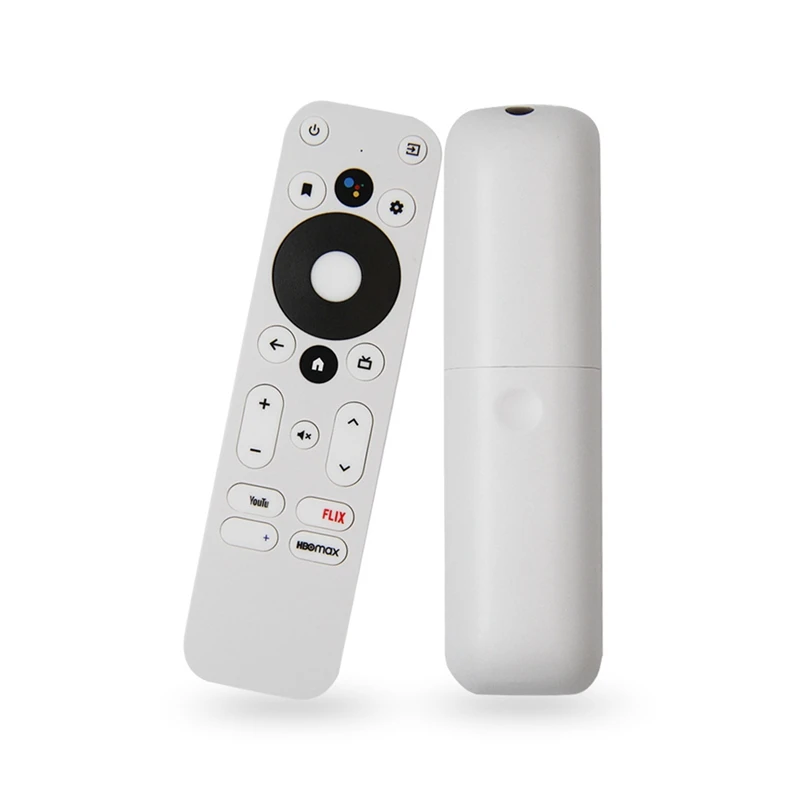 A46T Replace Voice Remote Control for MECOOL KM2 KM2 PLUS ONN Android 4K UHD TV Box Bluetooth Voice Remote White