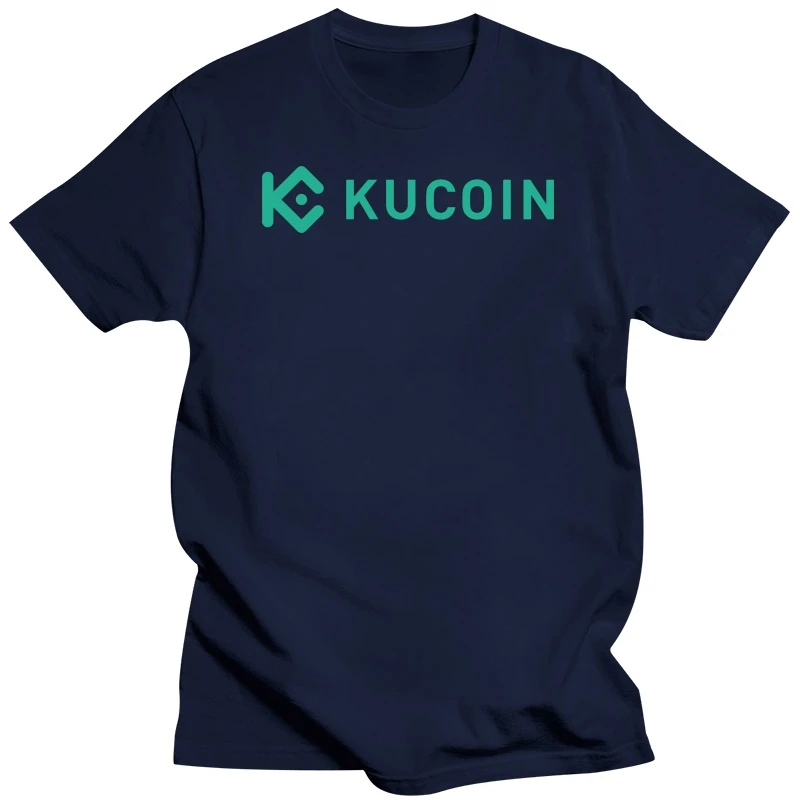 Kucoin T-shirt Cryptocurrency Token Crypto Coin Funny Men's T Shirt Summer Casual Soft 100% Cotton Tee Tops EU Size