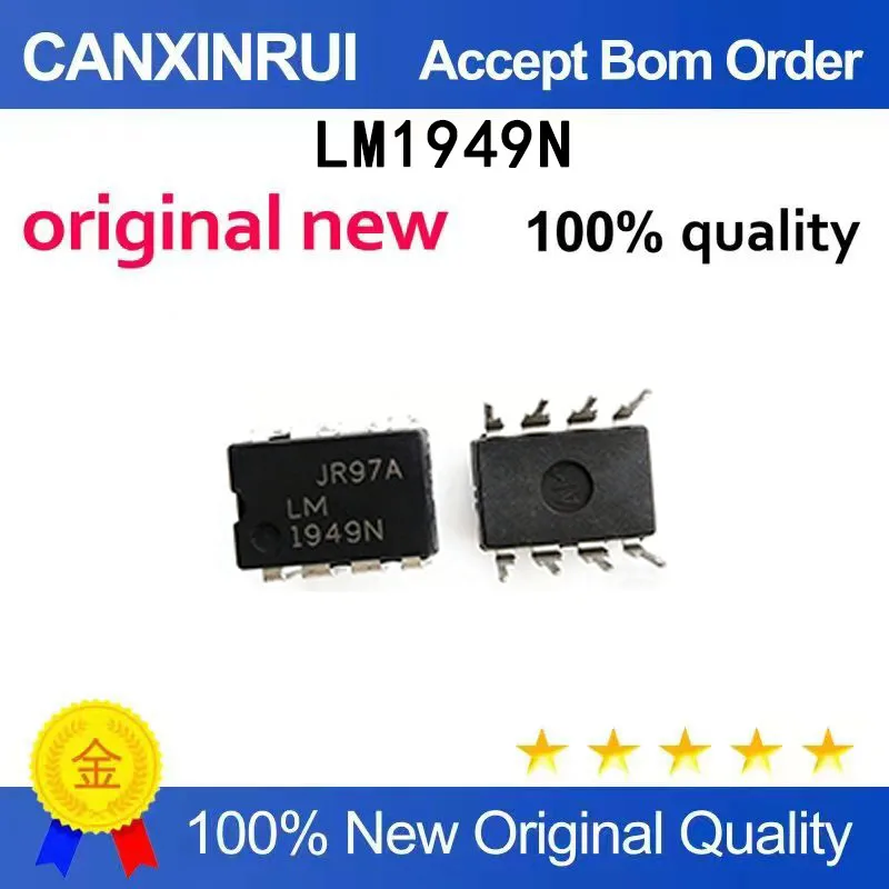 (5-100 pieces)Brand new original LM1949N DIP8 direct insertion automotive fuel injector driver controller chip IC
