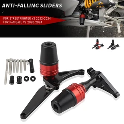 Frame Sliders Guard Cover Crash Pads Protector For Ducati Panigale V2/V2S 2019-2024 Streetfighter V2 Motorcycle Accessories