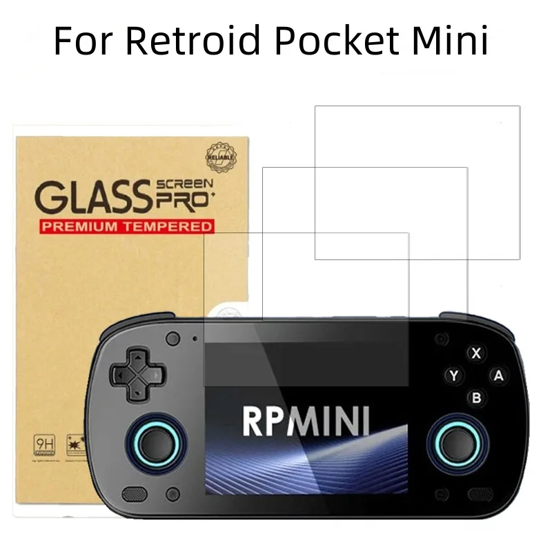 For Retroid Pocket Mini Screen Protector Film 9H HD Retro Console RPMINI Tempered Glass Screen Protector Films Accessories Gift