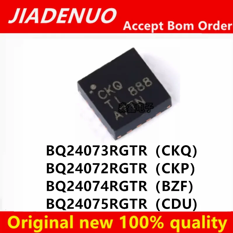 (5piece)100% New BQ24072  BQ24072RGTR CKP BQ24073RGTR BQ24073 CKQ BQ24074RGTR BQ24074 BZF BQ24075RGTR BQ24075 CDU QFN-16