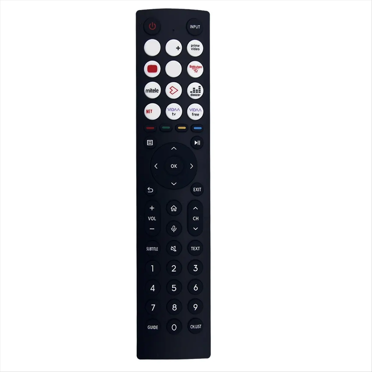 Control Remoto N91R de Repuesto para Televisores Hisense Smart LED LCD, Sin Función de Voz