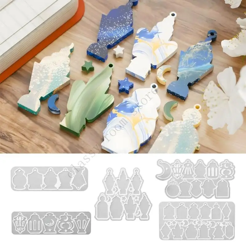 

A0NF Silicone Pendant Mold Earrings Moulds Egyptian Theme Silicone Pendant Moulds