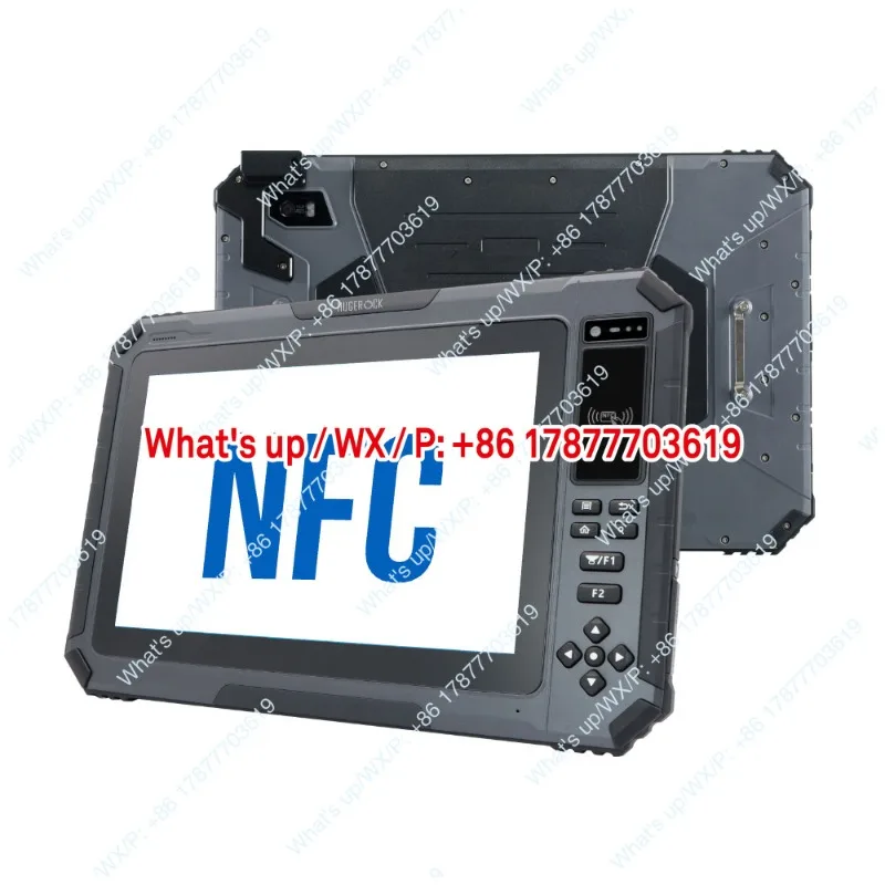 Three-proof Internet of Things tablet 10-inch ultra-thin RFID reading barcode NFC identification collector
