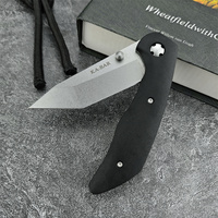 KA-Bar 7506 Knife Stainless Steel High Hardness Outdoor Folding Knife Camping Carry Mini Survival Portable Defense Fruit Knife