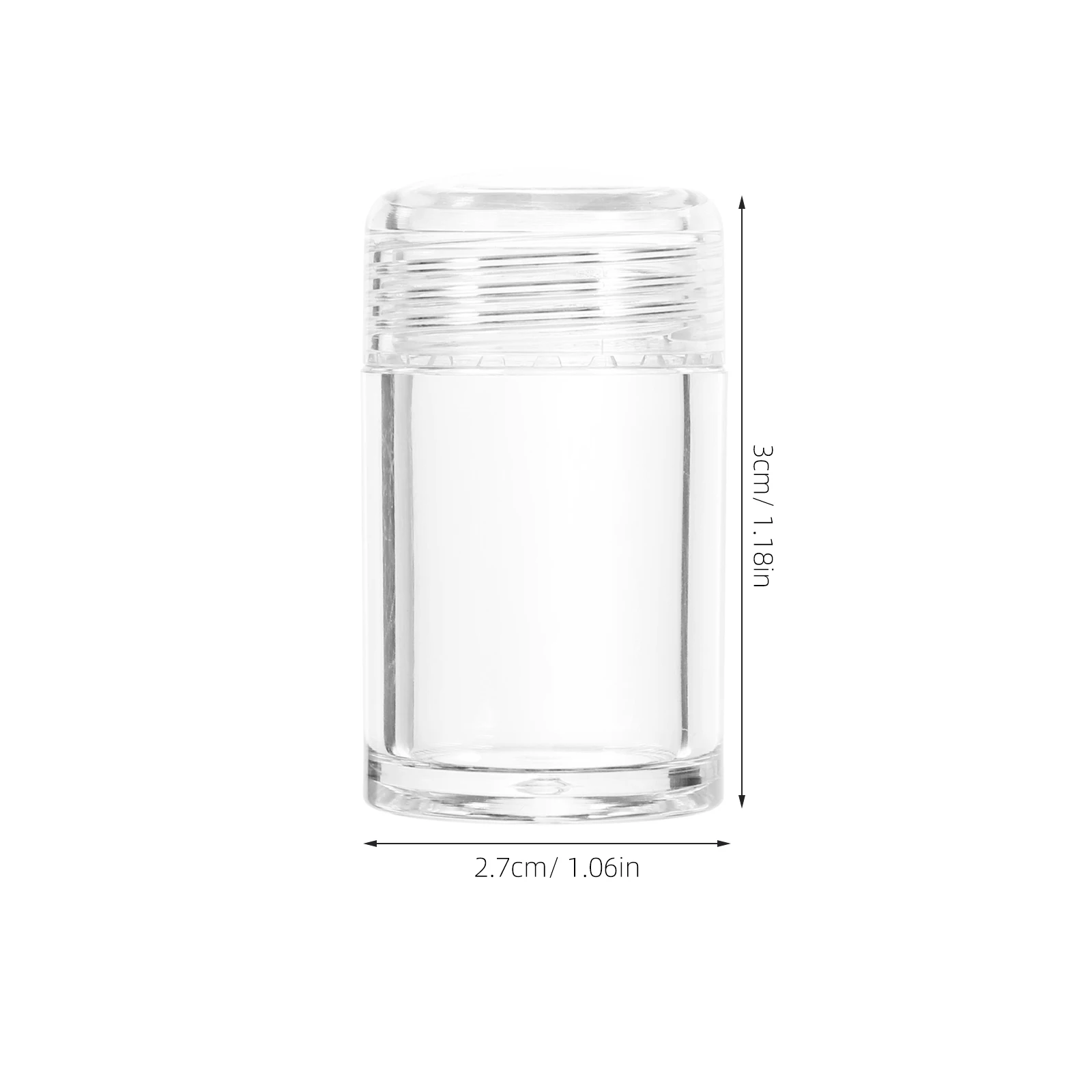 

12pcs 5ml Dispenser Powder Containers Plastic Makeup Travel Small Body Powder Boxes Reusable Mesh Lid Easy Refill