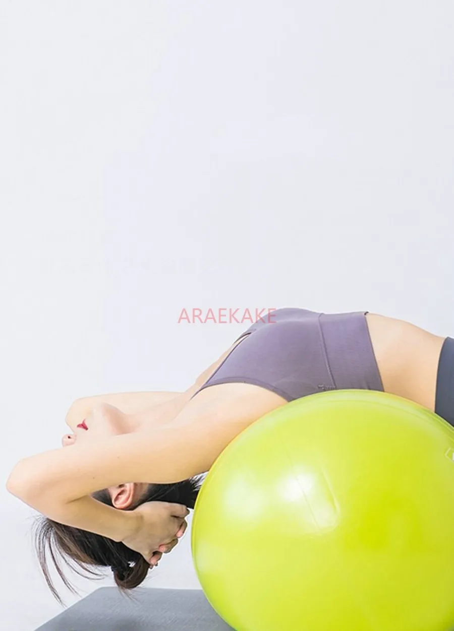 1pcs Fitness Peanut Ball Inflating Balloon Exercise Yoga Peanut Ball Pilates Ball Rehabilitation Relaxation Ball