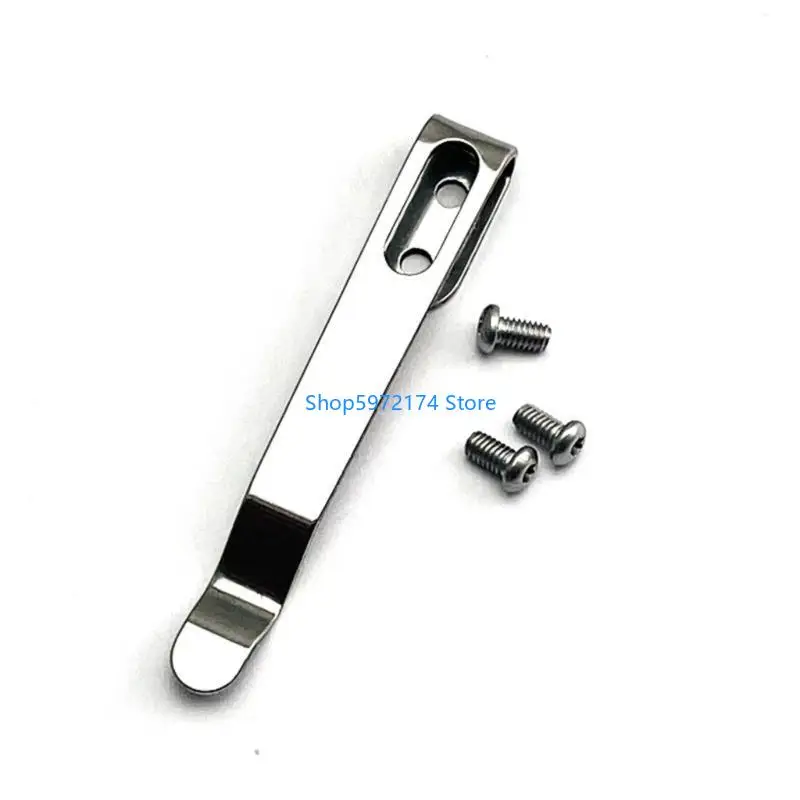 Y3NB Outdoor Gadget Back Clip Cutter Belt Clip Outdoor Multifunctional Convenient Clip Supplies Stainless Steel Clamp
