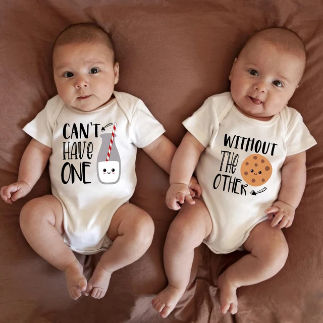 Cute twin onesies store
