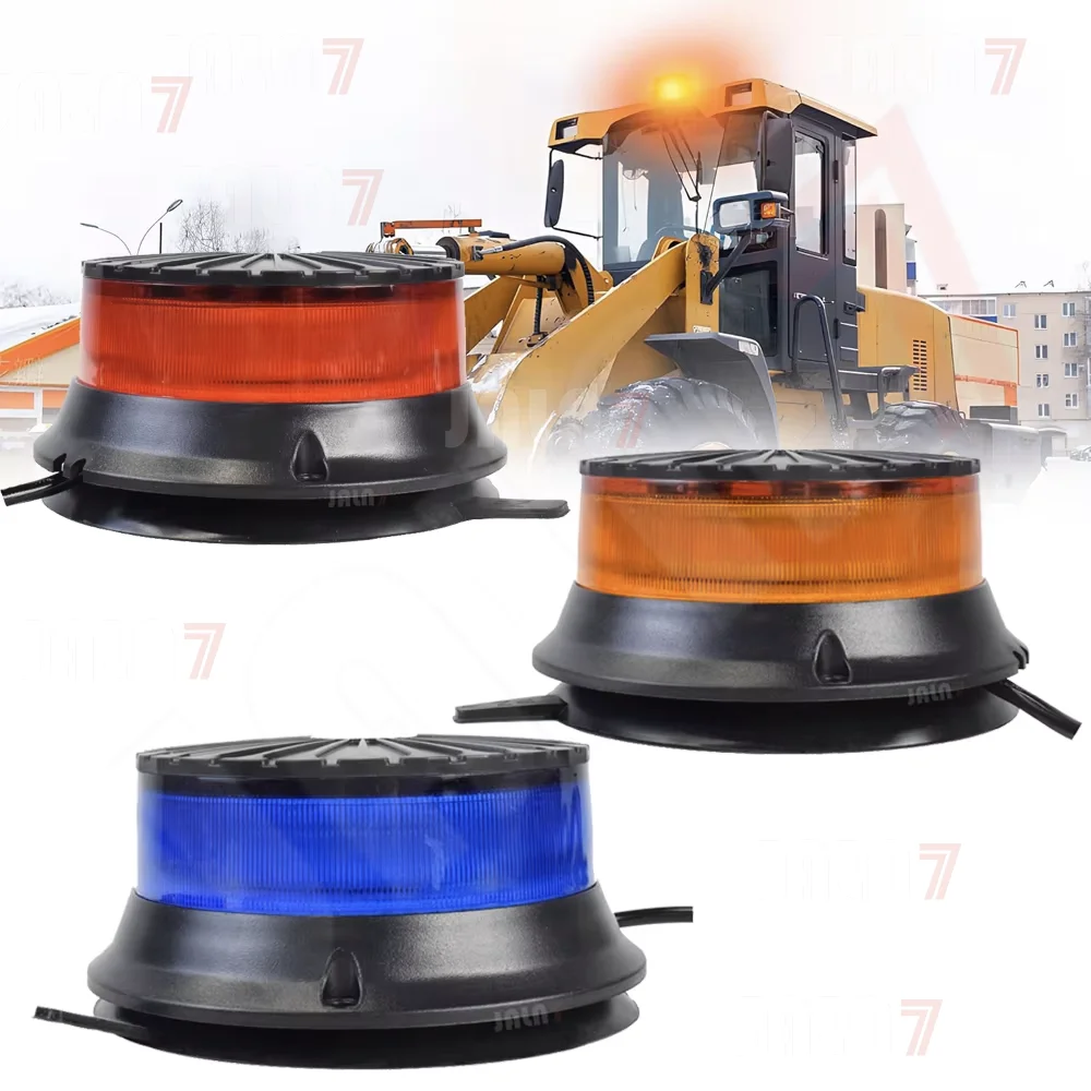 

JALN7 LED Warning Strobe Light Flashing Rotating Car Truck Roof Top Signal Strobe Lamp 12V 24V Amber Red Blue CE Rohs