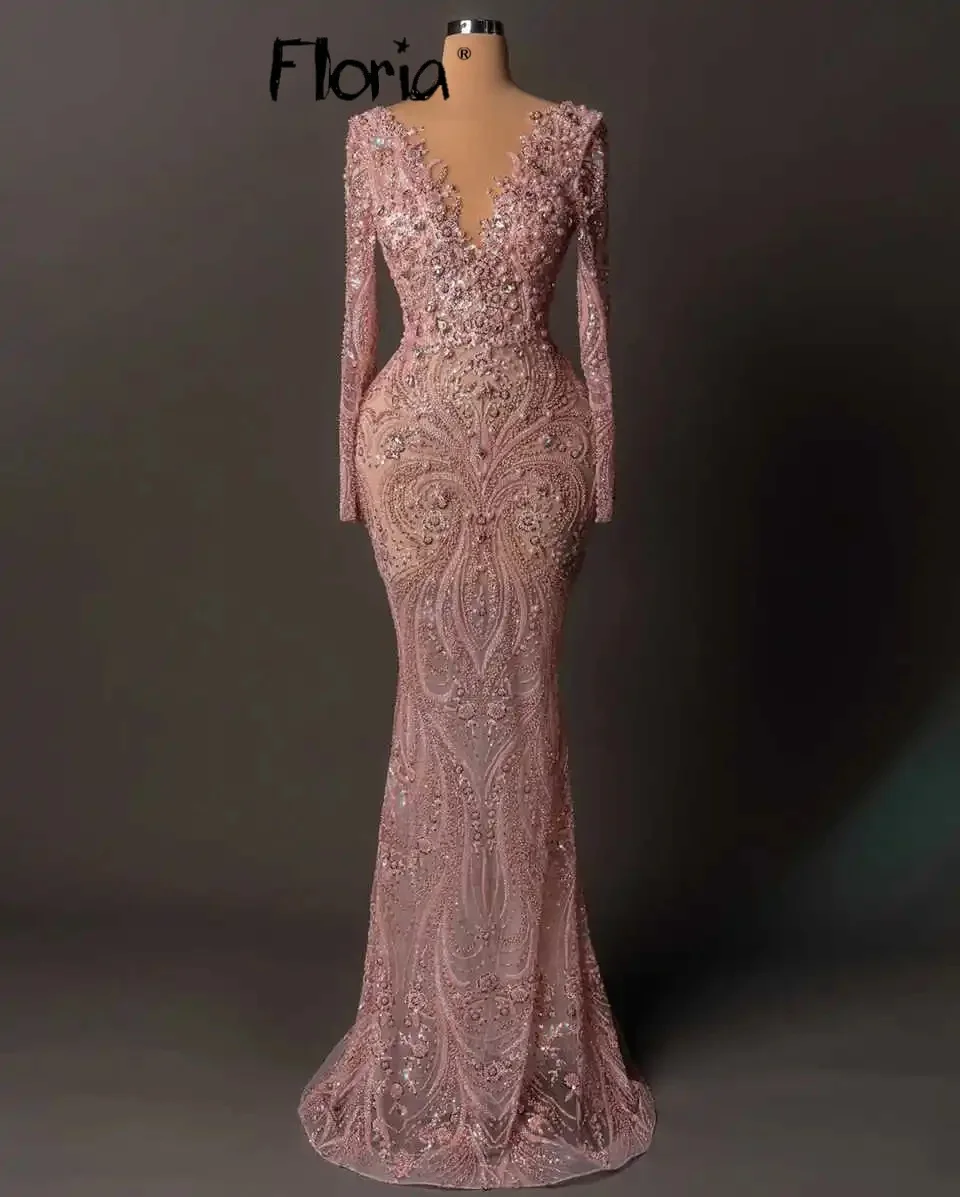 

Великолепные вечерние платья, длинное платье для выпускного вечера с бисером, хрустальные блестки, индивидуальные вечерние платья с иллюзией русалки, Vestidos De Noche 2026