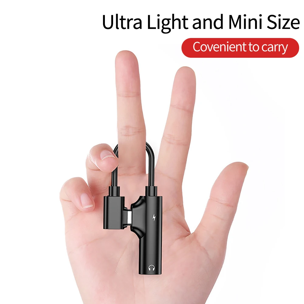 Adaptateur pour téléphone portable i9 8 e plus 7 3.5mm