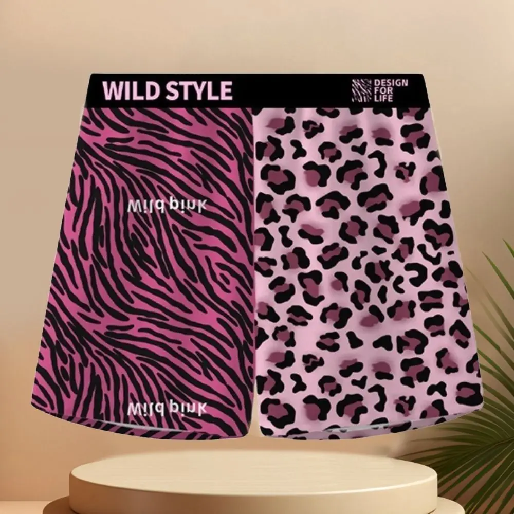 

Loose Leopard Beach Shorts Underpants Classic Men's Sleep Bottoms High Waist Sweatshorts Baggy Bloomers Shorts Pants Summer