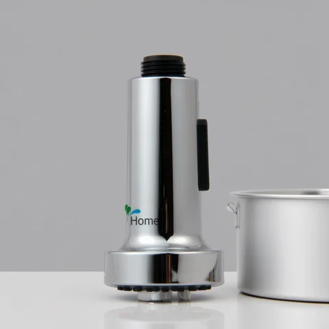 ABS Brushed Nickel  Kitchen Faucet  Sink Sprayer  Pull Out Nozzle  Pull Out Spray Kitchen Faucet Replacement Shower Spray Head