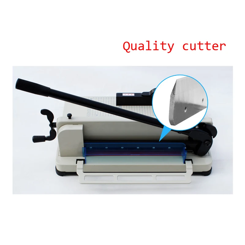 آلة قطع الورق A4 YG 858-A4 مقصلة صناعية شديدة التحمل 200 ورقة قطع الورق العادي آلة قطع البطاقات A4