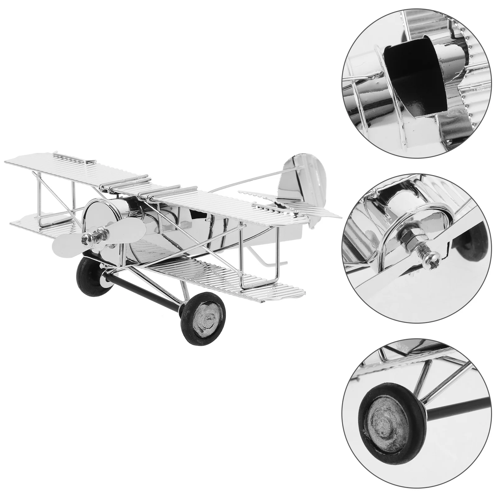 

Airplane Model Airplanes Aircraft Vintage Metal Ornament Miniature Decorative Photo Ornaments