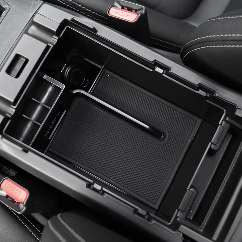Für Subaru XV 2018 2019 2020 2021 ABS Armlehnen-Aufbewahrungsbox Mittelkonsole Behälter Ablagefach Halter zur Ordnung und Aufbewahrung – Detail 3