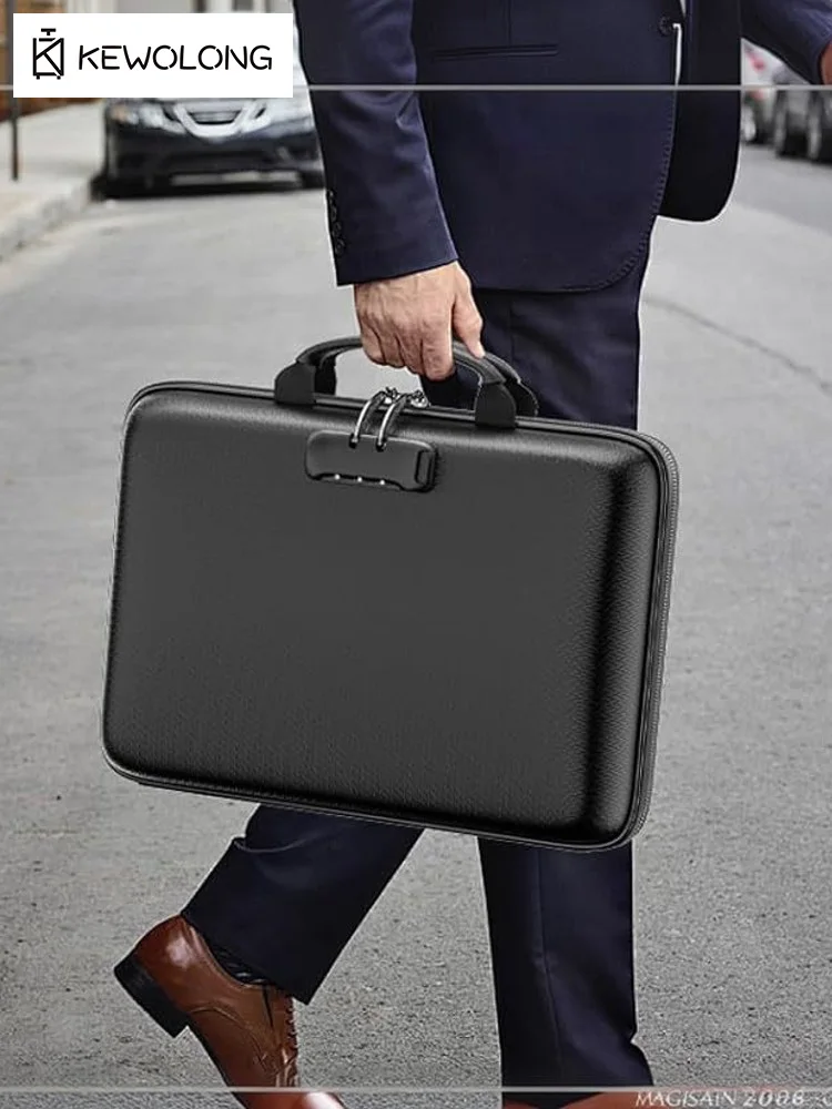 Borsa per documenti in EVA impermeabile ignifuga, valigetta resistente ai fiamme Portadocumenti portatile con serratura per oggetti e oggetti importanti