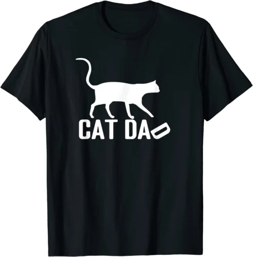 

Cat Dad Funny Father's Day Gift For Dad Cat Lover Unisex T-Shirt