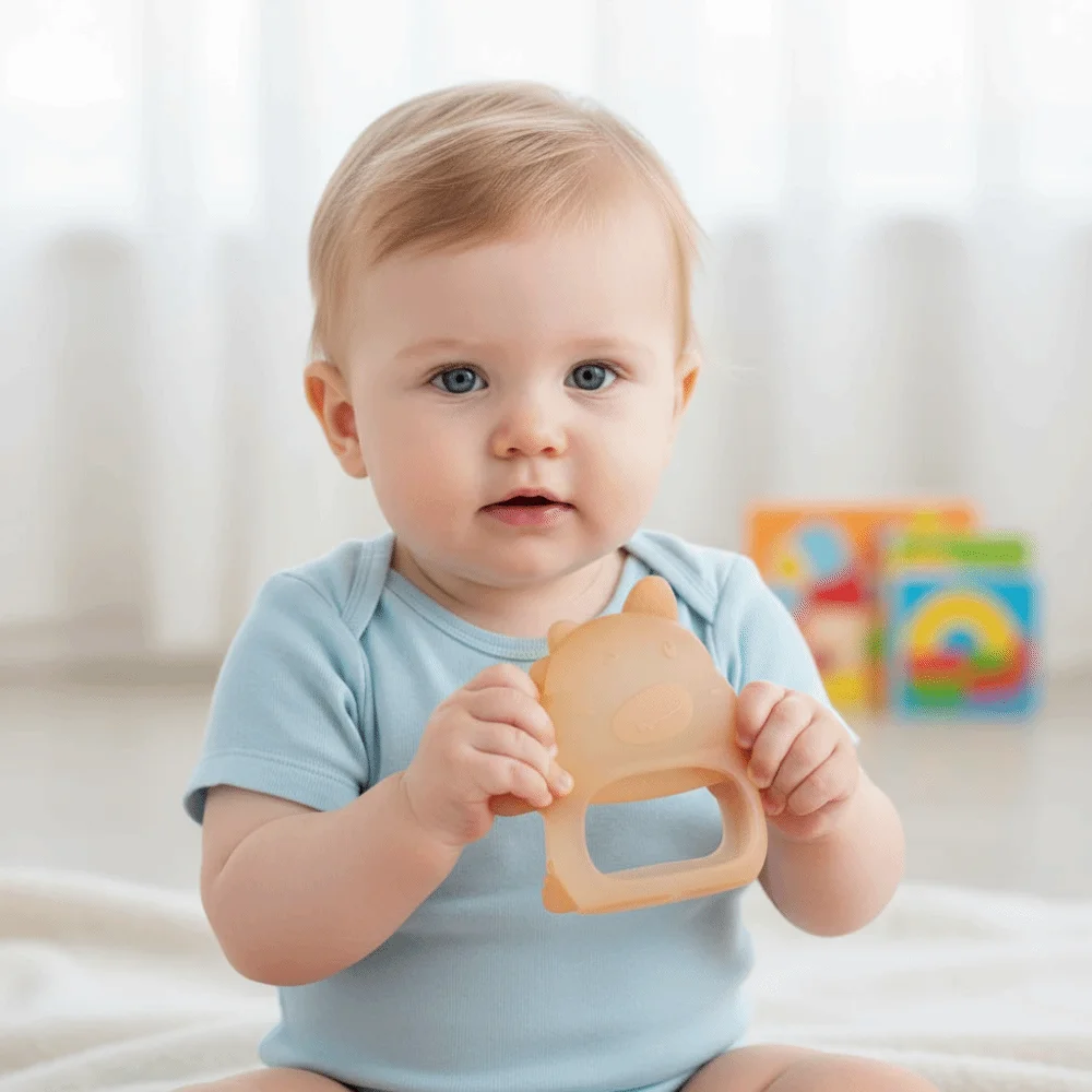 3 قطعة عضاضة ديناصور الطفل الناعمة مكافحة إسقاط مكافحة الأكل اليد التمريض ألعاب التسنين الغذاء الصف مريحة #2