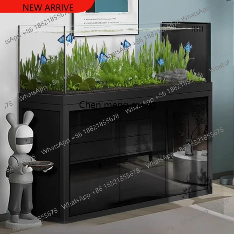 

M32 Fish Tanks Indoors Aquarium Ecology Living Room Coffee Table Creative Aquarium Indoors Customizable Furniture Acquario Lsyg