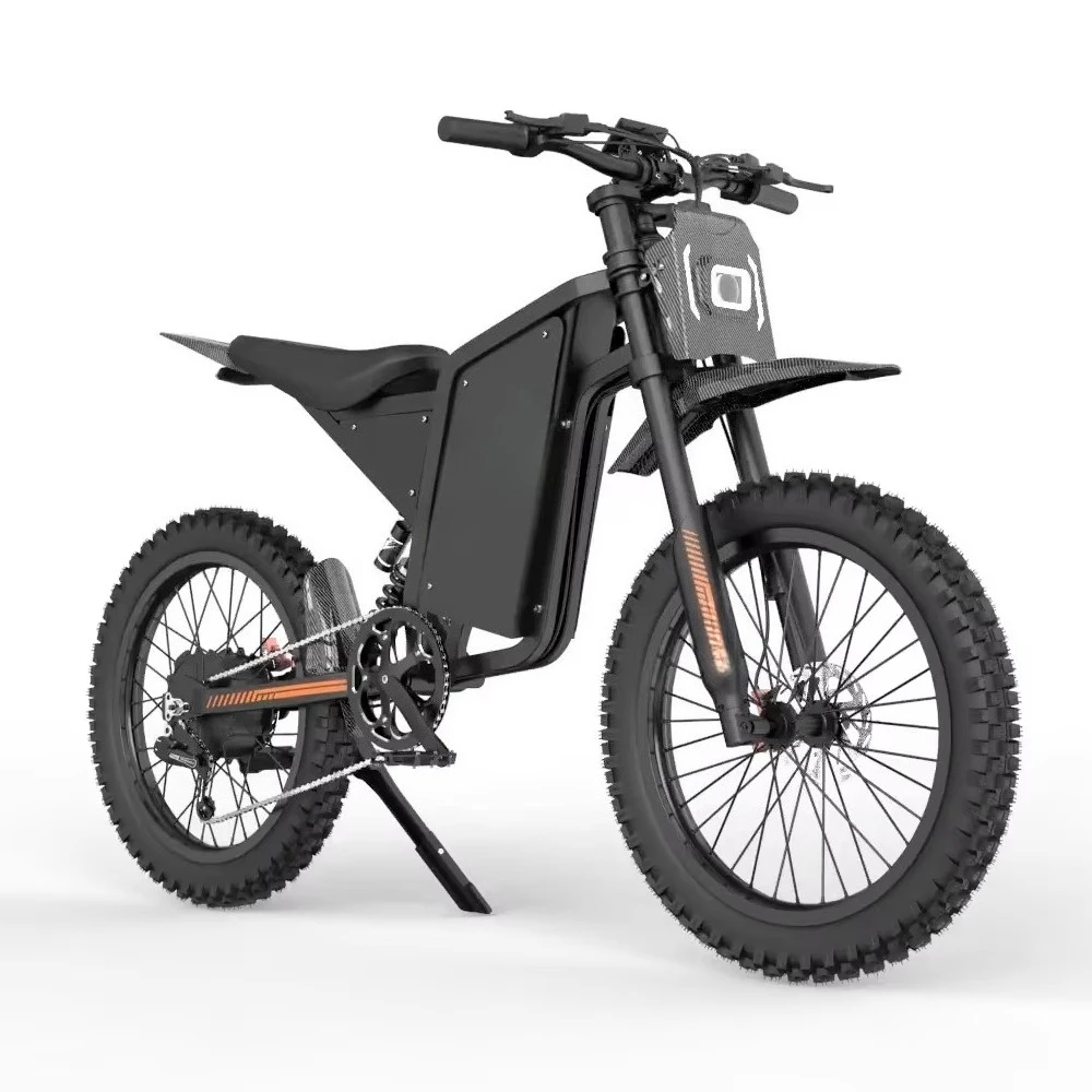 UL2849 CE Q8 Stealth Bomber Electric Mountain Dirt Bike Electric Bicycle E Bike Big Power 60V 35AH Fat Tire EBike for Adults