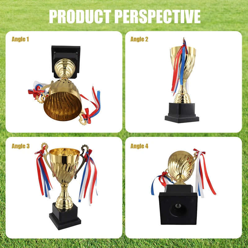 11.4Inch Gold Trophy Cup For Sports Meeting Competitions Soccer Winner Team Awards And Competition Parties Favors