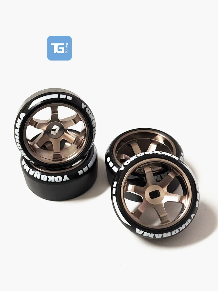 TG RC MINI-Z AWD XRX AMZ Weili DRZ GLA BZ Mosquito Car Metal Wheels Six Spoke Metal Wheel Tires 20MM