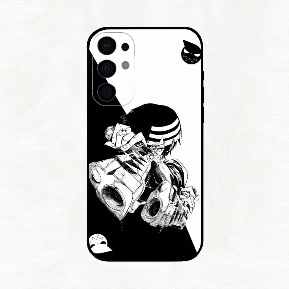 Чехол для телефона A-Anime S-Soul Eater для Samsung S25, S24, S23, S22, S21, S20, Plus, Fe, Lite, Inthers, черный чехол