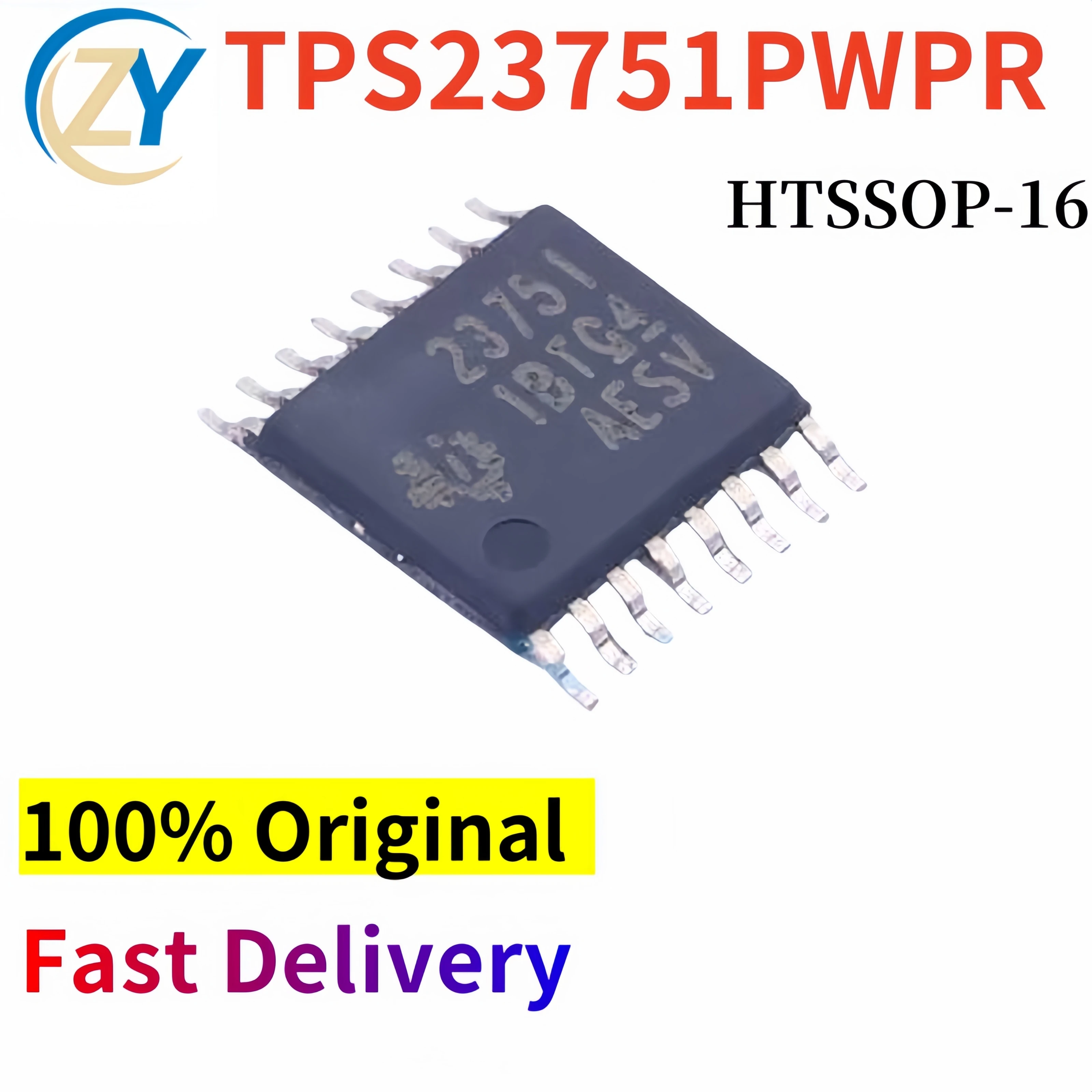 (5-20pcs) TPS23751 Switch ICs TPS23751PWPR 850mA 0V to 57V HTSSOP16 100% Original & In Stock