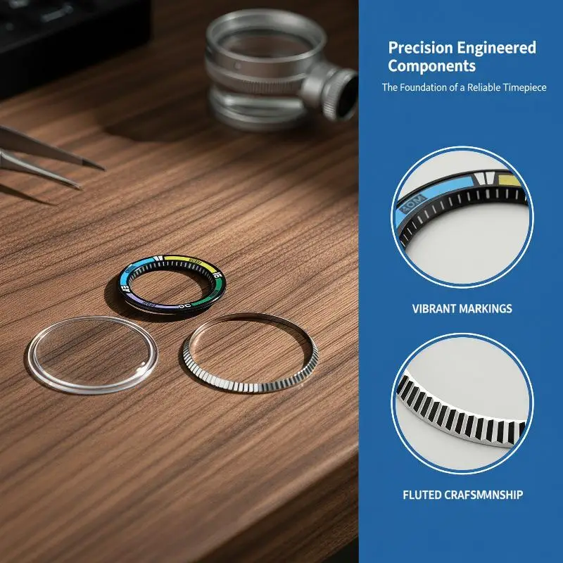Watch Steel Bezel Rim Replacement Parts Non-toxic Plastic Internal Mount for Kids Watch Repair & Part Replacement