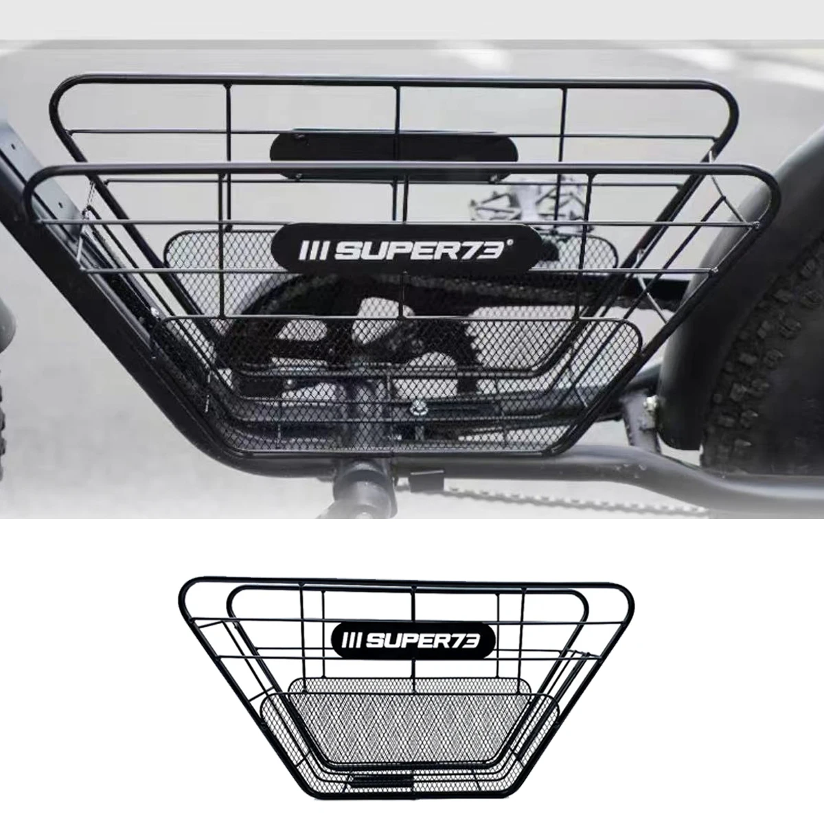 New Super 73-S2 Accessories Basket Storage Basket Basket For SUPER 73S2 73 S2 RX S1 Y1 Fat bicycle  Electric bicycle