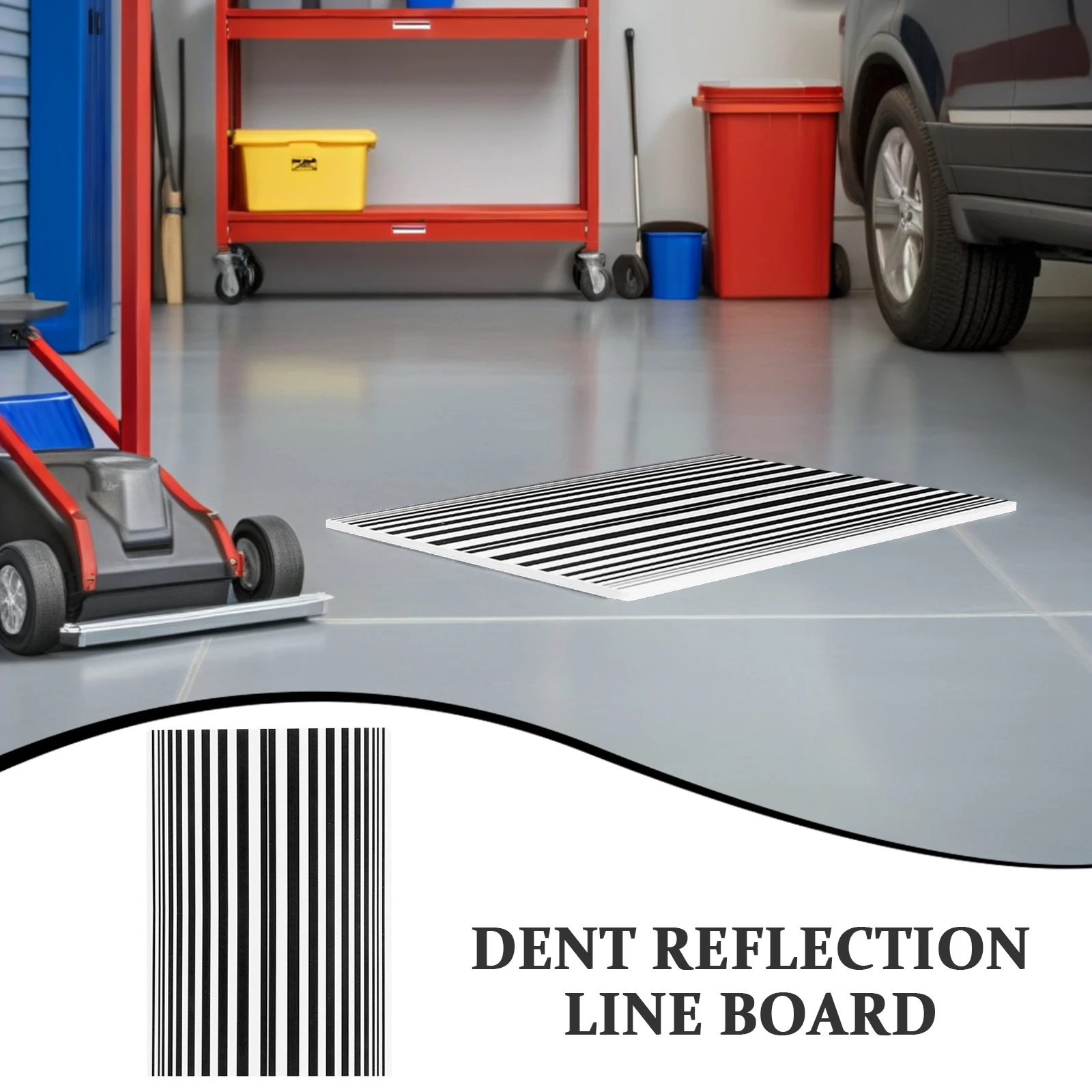Dent Reflection Line Board, professionelles reflektierendes Streifenmuster für präzise Dent-Erkennung und Reparatur von Hagelschäden