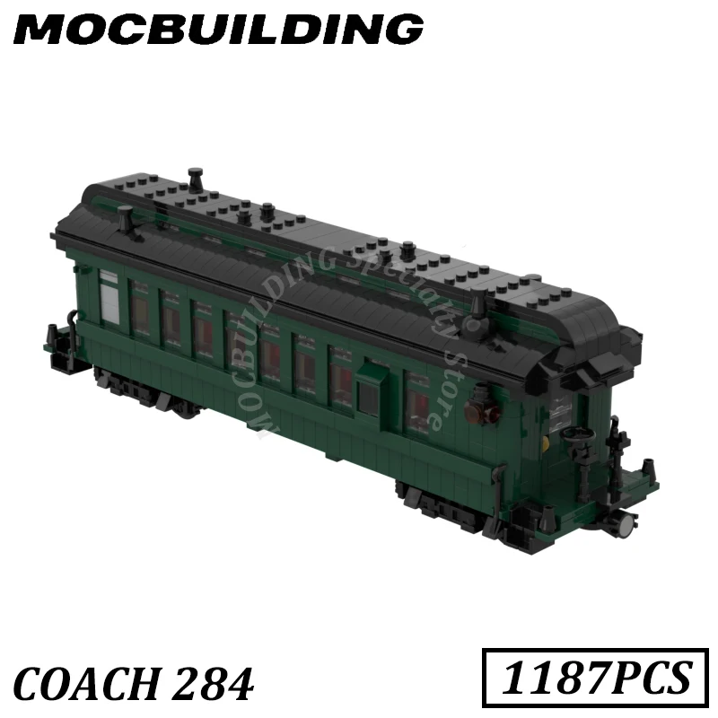 D&RGW Train Model Railway Accessories MOC Building Blocks Brick Toys Display Construction Gift